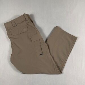 5.11 Tactical Stryke Cargo Pants Flex-Tac Ripstop 40x30 Khaki Tan Regular Fit